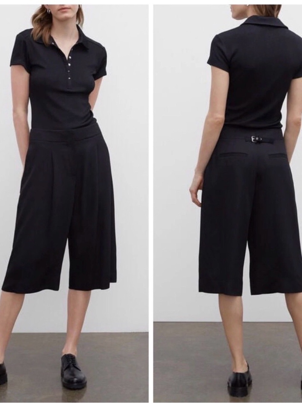 Club Monaco Soft Culotte Bermuda Pants